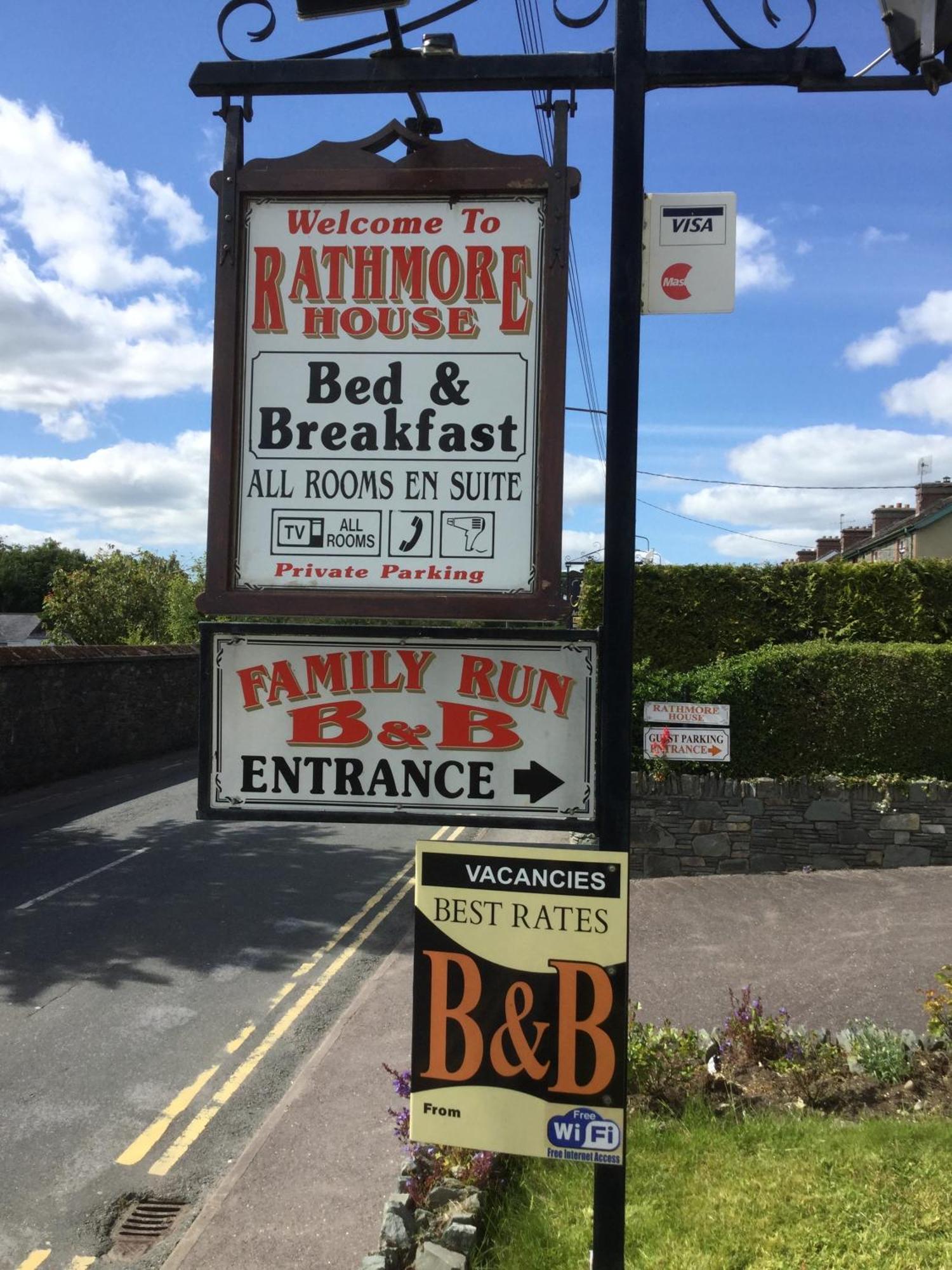 Rathmore House Bed and Breakfast Cill Airne Exteriör bild